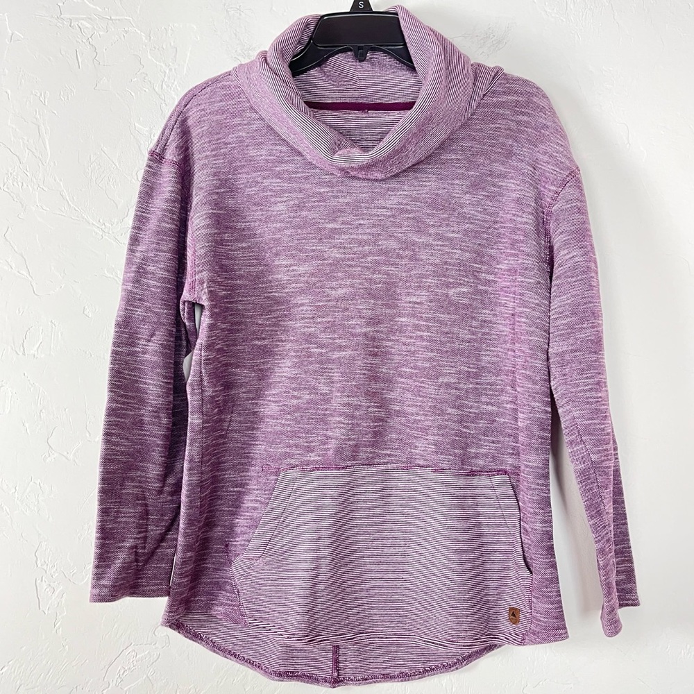 Burton Sweater Pullover Ellmore Oversized Collar‎ Cowl Mock Turtleneck Knit Top